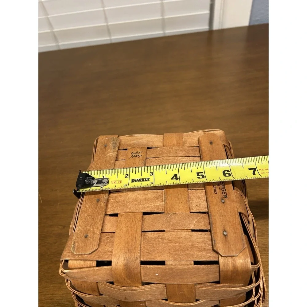 Longaberger 1989 Rectangle Basket (6.5